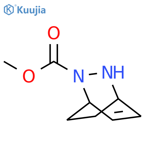 2,3-DIAZABICYCLO[2.2.2]OCT-5-ENE-2-CARBOXYLIC ACID, METHYL ESTER structure