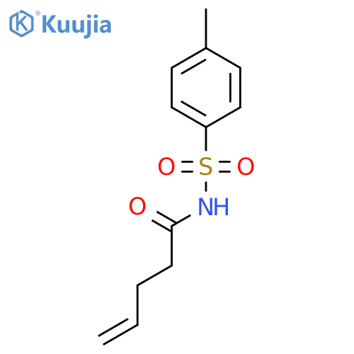 N-(p-Tolylsulfonyl)pent-4-en-amide structure