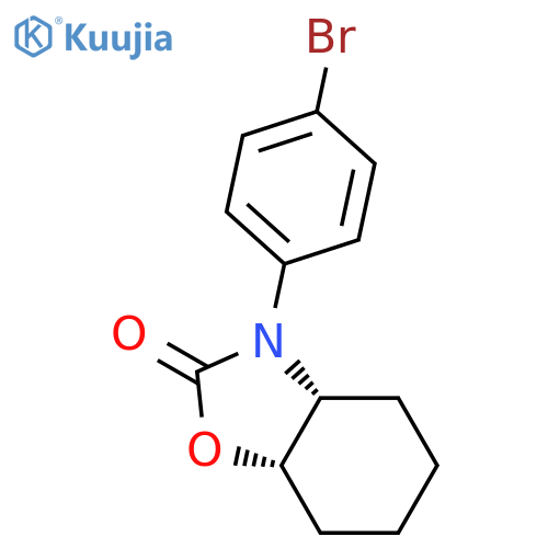 2(3H)-Benzoxazolone, 3-(4-bromophenyl)hexahydro-, (3aR,7aS)-rel- structure