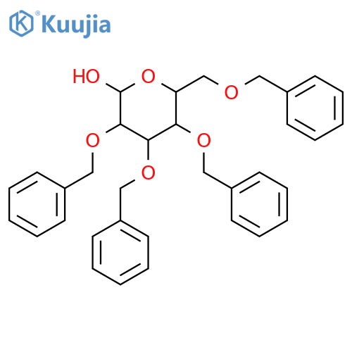 2,3,4,6-Tetra-O-benzyl-D-glucopyranose structure