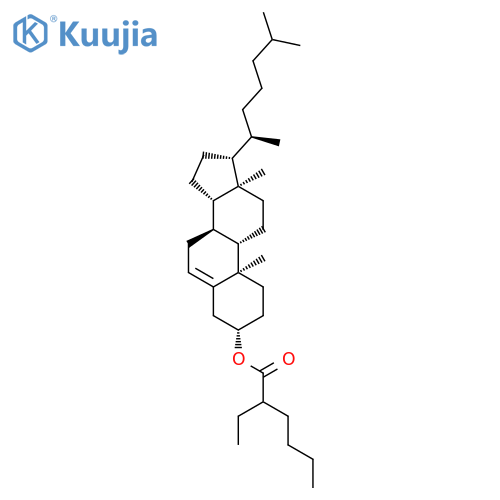 Cholest-5-en-3-ol (3b)-, 3-(2-ethylhexanoate) structure
