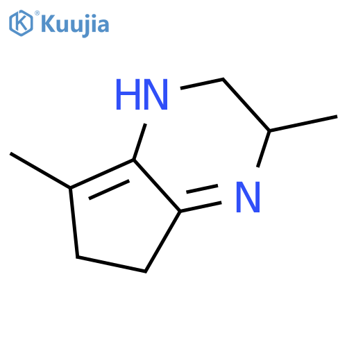 1H-Cyclopentapyrazine, 2,3,5,6-tetrahydro-3,7-dimethyl- (9CI) structure