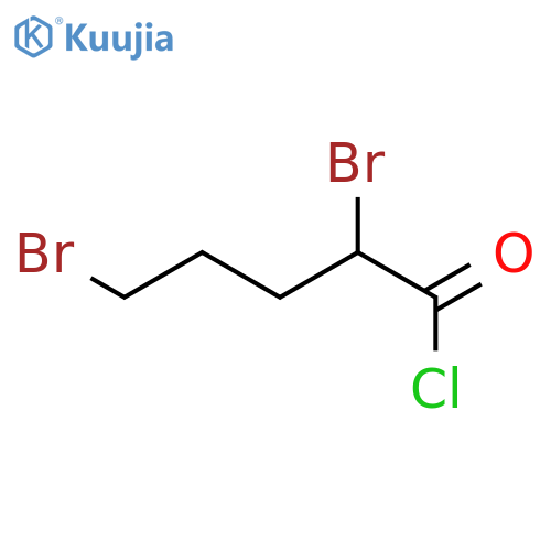 2,5-Dibromopentanoyl chloride structure