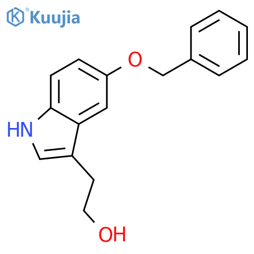 2-(5-BENZYLOXY-1H-INDOL-3-YL)-ETHANOL structure