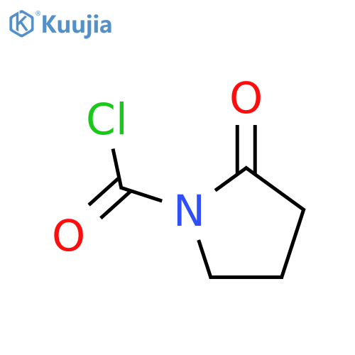 2-oxopyrrolidine-1-carbonyl chloride structure