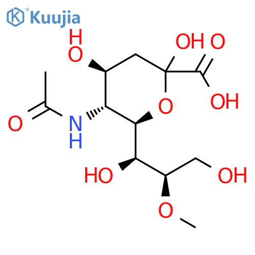 Neuraminic acid, N-acetyl-8-O-methyl- structure