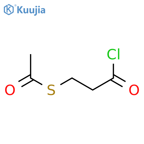 3-(acetylsulfanyl)propanoyl chloride structure