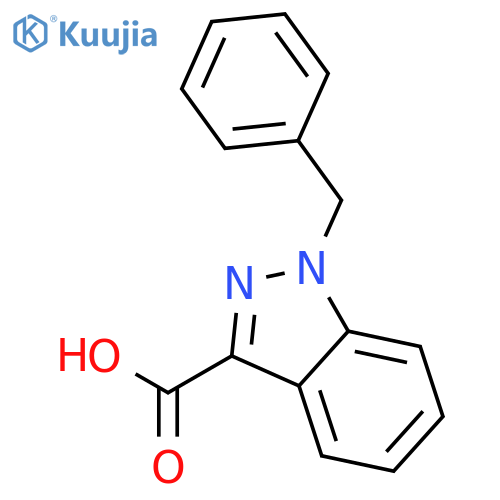 1-benzylindazole-3-carboxylic acid structure