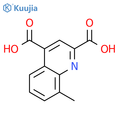 8-methylquinoline-2,4-dicarboxylic acid structure