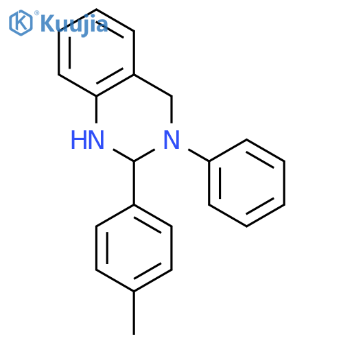 Quinazoline, 1,2,3,4-tetrahydro-2-(4-methylphenyl)-3-phenyl- structure