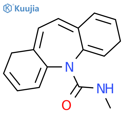 5H-Dibenz[b,f]azepine-5-carboxamide, N-methyl- structure