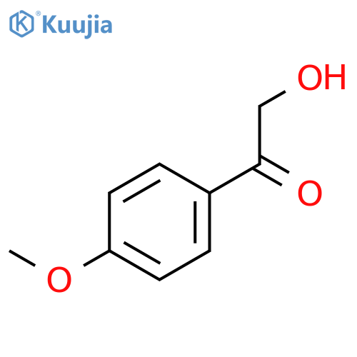 2-Hydroxy-1-(4-methoxyphenyl)-1-ethanone structure