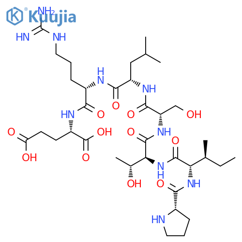 L-Glutamic acid, L-prolyl-L-isoleucyl-L-threonyl-L-seryl-L-leucyl-L-arginyl- structure