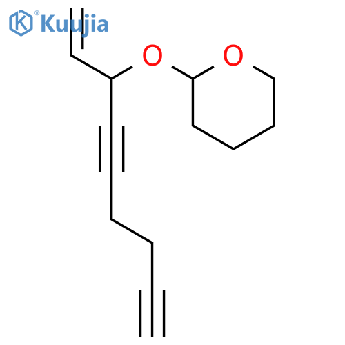 2H-Pyran, 2-[(1-ethenyl-2,6-heptadiynyl)oxy]tetrahydro- structure