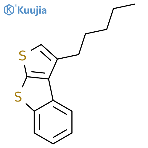 THIENO[2,3-B][1]BENZOTHIOPHENE, 3-PENTYL- structure