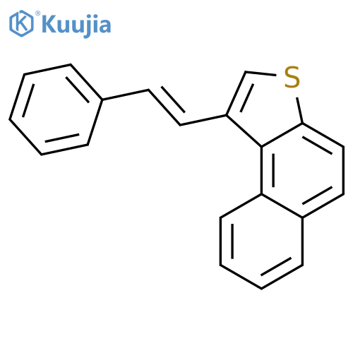 NAPHTHO[2,1-B]THIOPHENE, 1-[(1E)-2-PHENYLETHENYL]- structure