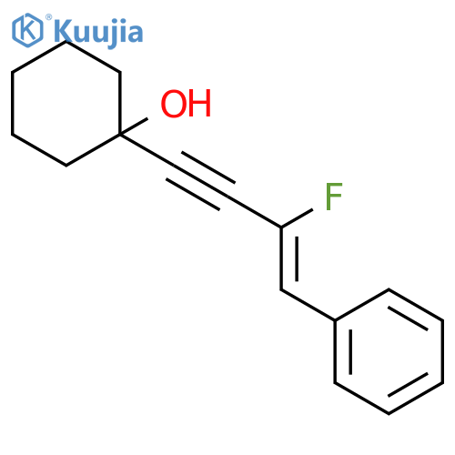 Cyclohexanol, 1-[(3Z)-3-fluoro-4-phenyl-3-buten-1-ynyl]- structure