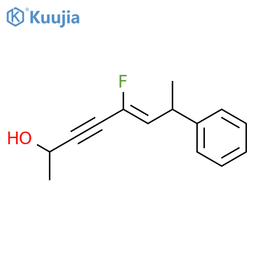 5-Octen-3-yn-2-ol, 5-fluoro-7-phenyl-, (5Z)- structure