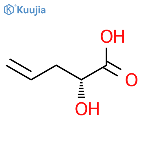 4-Pentenoic acid, 2-hydroxy-, (2R)- structure