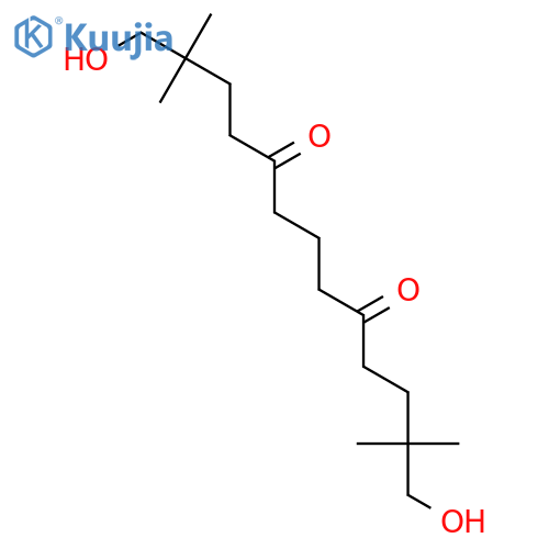 5,9-Tridecanedione, 1,13-dihydroxy-2,2,12,12-tetramethyl- structure