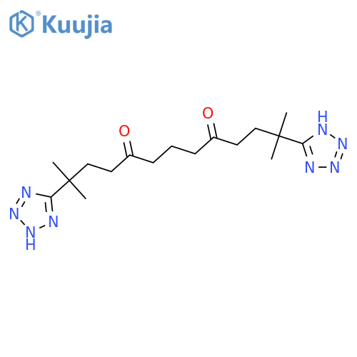 5,9-TRIDECANEDIONE, 2,12-DIMETHYL-2,12-BIS(1H-TETRAZOL-5-YL)- structure