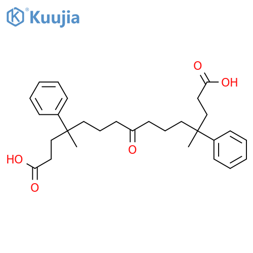PENTADECANEDIOIC ACID, 4,12-DIMETHYL-8-OXO-4,12-DIPHENYL- structure