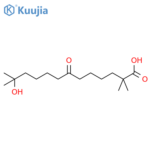 TRIDECANOIC ACID, 12-HYDROXY-2,2,12-TRIMETHYL-7-OXO- structure