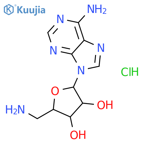 5'-Amino-5'-deoxyadenosine hydrochloride structure
