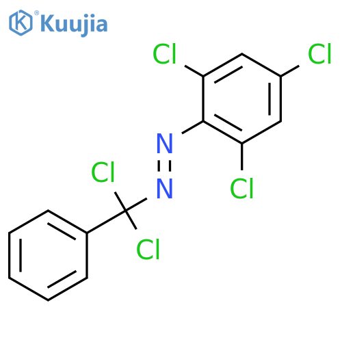 Diazene, (dichlorophenylmethyl)(2,4,6-trichlorophenyl)- structure