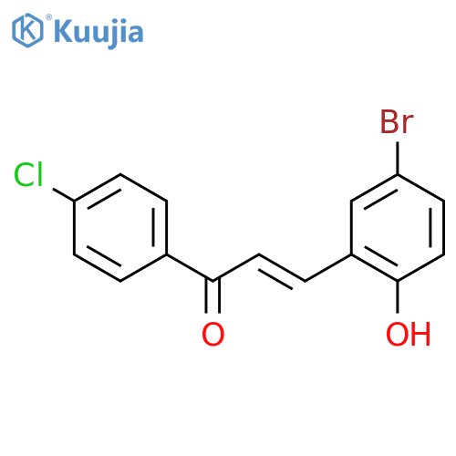 2-PROPEN-1-ONE, 3-(5-BROMO-2-HYDROXYPHENYL)-1-(4-CHLOROPHENYL)- structure