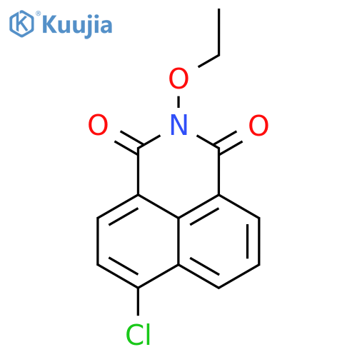 1H-BENZ[DE]ISOQUINOLINE-1,3(2H)-DIONE, 6-CHLORO-2-ETHOXY- structure