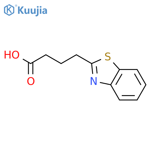 4-(1,3-benzothiazol-2-yl)butanoic acid structure