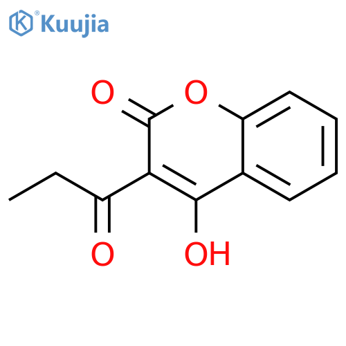 4-Hydroxy-3-propionyl-2H-chromen-2-one structure
