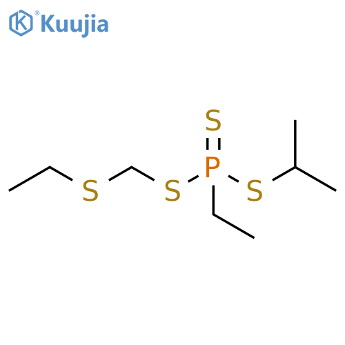 Phosphonotrithioic acid, ethyl-, (ethylthio)methyl 1-methylethyl ester (9CI) structure