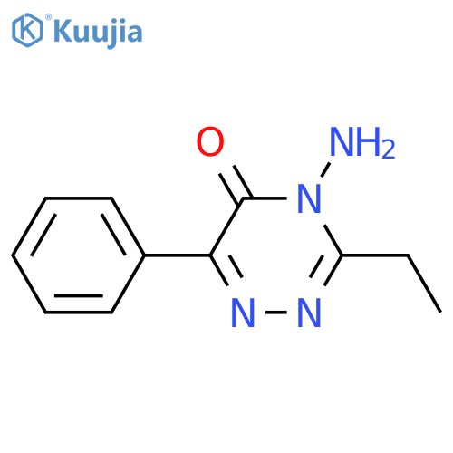 4-amino-3-ethyl-6-phenyl-1,2,4-triazin-5(4H)-one structure