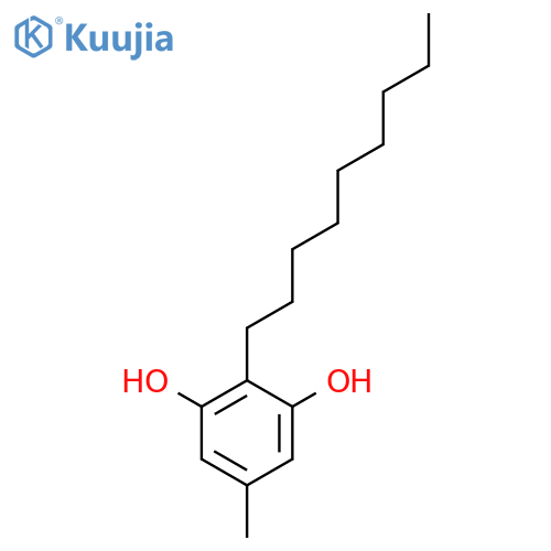 1,3-Benzenediol, 5-methyl-2-nonyl- structure