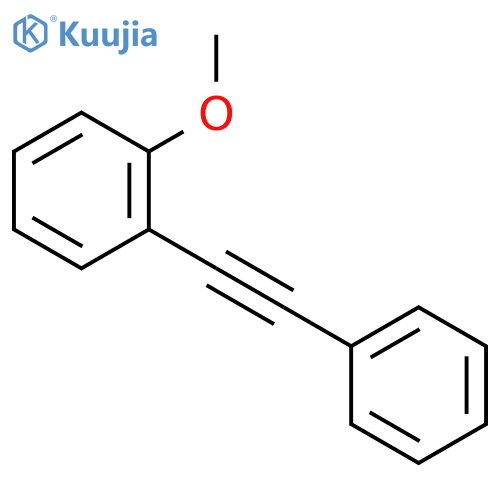 1-Methoxy-2-(phenylethynyl)benzene structure