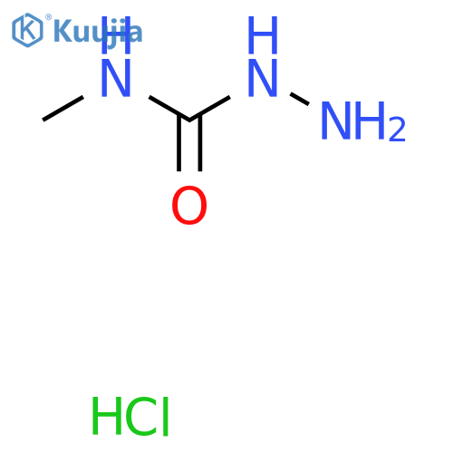 N-Methylhydrazinecarboxamide hydrochloride structure