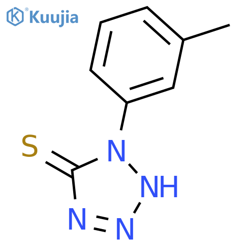 1-(3-methylphenyl)-1H-1,2,3,4-tetrazole-5-thiol structure