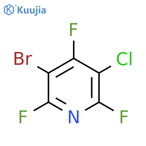 3-Bromo-5-chloro-2,4,6-trifluoropyridine structure