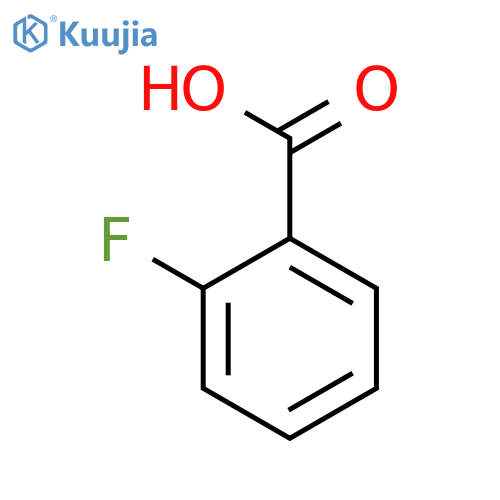 BENZOIC ACID, 2-FLUORO- structure