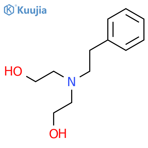 Ethanol, 2,2'-[(2-phenylethyl)imino]bis- structure