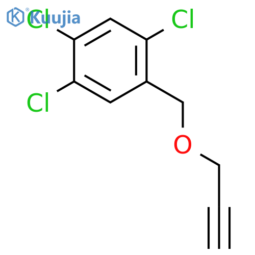 BENZENE, 1,2,4-TRICHLORO-5-[(2-PROPYNYLOXY)METHYL]- structure