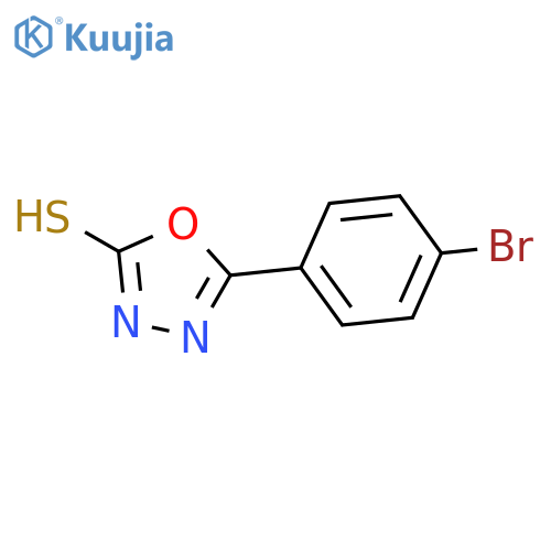5-(4-Bromophenyl)-1,3,4-oxadiazole-2-thiol structure