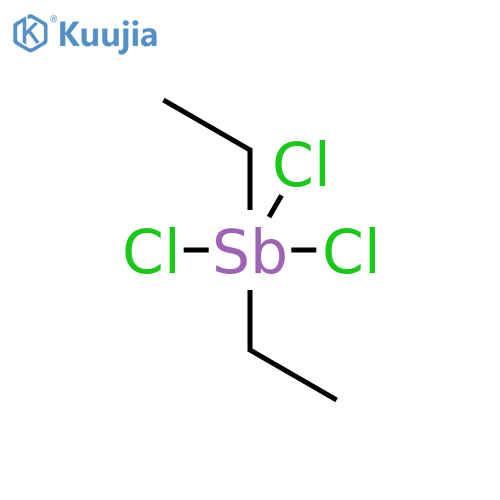 ANTIMONY, TRICHLORODIETHYL- structure