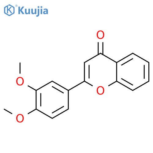 3',4'-Dimethoxyflavone structure