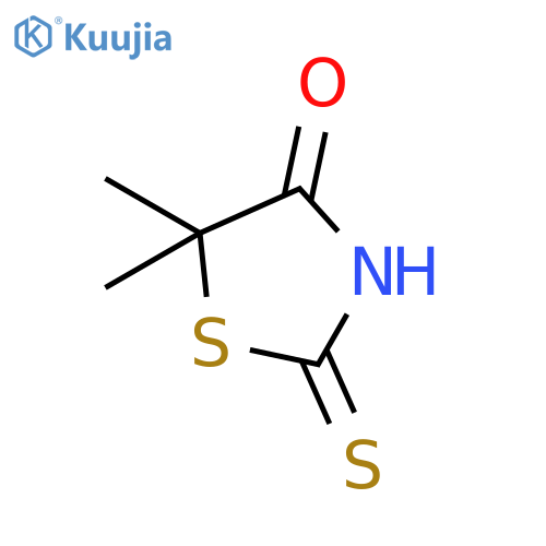 5,5-dimethyl-2-thioxothiazolidin-4-one structure