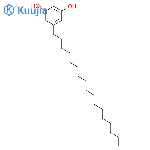 5-Heptadecylbenzene-1,3-diol structure