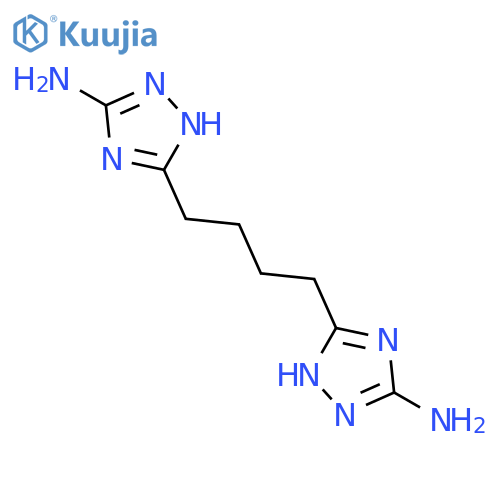 5,5'-butane-1,4-diylbis(1H-1,2,4-triazol-3-amine) structure