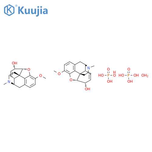 CODEINE PHOSPHATE HEMIHYDRATE structure
